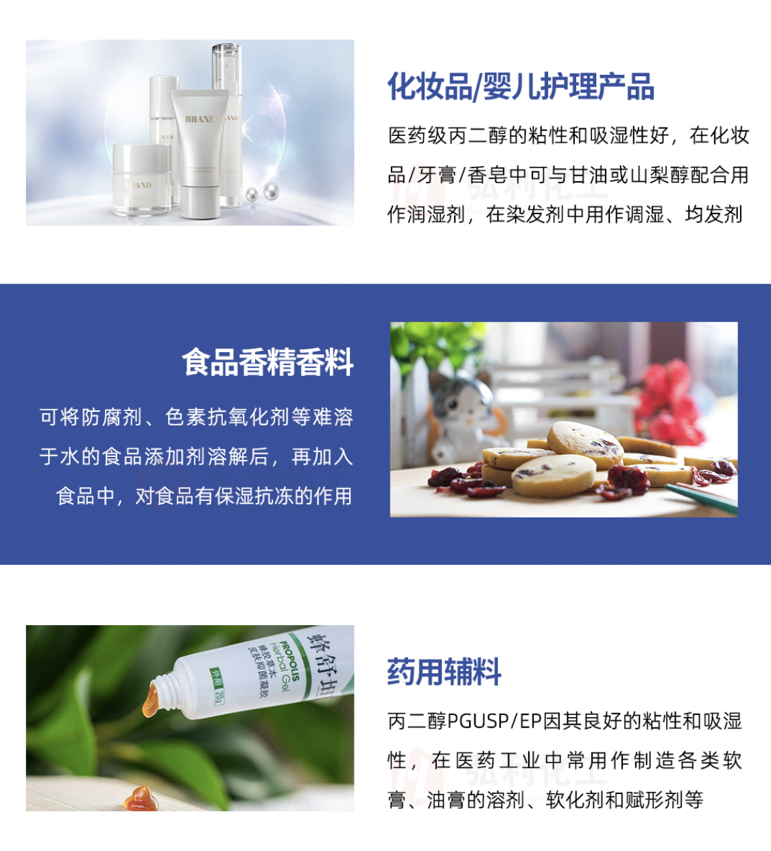 丙二醇應(yīng)用領(lǐng)域