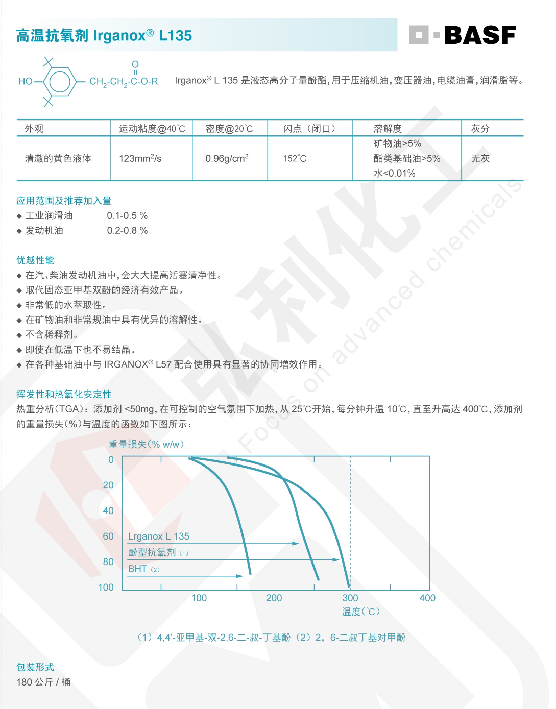 IRGANOX L135產(chǎn)品說明書